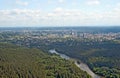 Birdseye view of Vilnius