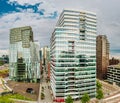 Amsterdam Zuidas financial centre the Nehterlands Europe Royalty Free Stock Photo