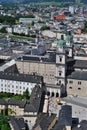 Birdview of Salzburg, Austria Royalty Free Stock Photo