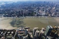 Birdview of shanghai city from top of shanghai tower Royalty Free Stock Photo