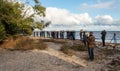 Birdwatchers on Eastern Oland Sweden