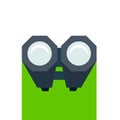 Birdwatching icon Binoculars icon isolated o white