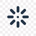 Birghtness vector icon isolated on transparent background, Birghtness transparency concept can be used web and mobile