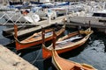 The traditional wooden Maltese boats for tourists cruises