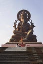 Birla Ganapati, 72 feet tall Lord Ganapati idol with steps, Somatane Toll Plaza, Pune