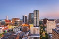 Birmingham, Alabama, USA downtown city skyline Royalty Free Stock Photo