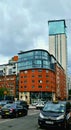 Birmingham building traffic taxi window