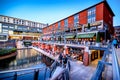 Birmingham Canal, The Mailbox Royalty Free Stock Photo