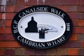 Birmingham Canalside Walk - Cambrian Wharf Royalty Free Stock Photo