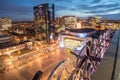 Birmingham city skyline at dusk Royalty Free Stock Photo