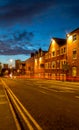 Birmingham City UK at dusk