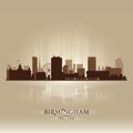 Birmingham England skyline city silhouette