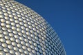 Birmingham - Distinctive Architecture of the Selfridges building and bright blue sky, UK Royalty Free Stock Photo