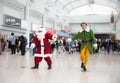 Buddy The Elf and father Christmas cosplay