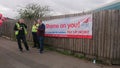 Birmingham Strikes Event. Bus Drivers West Midlands UK