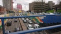 Birmingham Traffic Jams. Transportation Strikes Event. West Midlands UK