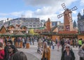 Birmingham, UK - Nov 5, 2023: Birmingham Frankfurt Christmas Markets in Victoria Square