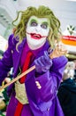 Cosplayer dressed as The Joker