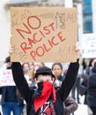 BIRMINGHAM, UNITED KINGDOM - Jun 04, 2020: Black Lives Matter protest in Birmingham Royalty Free Stock Photo