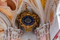 interiors of Birnau basilica, bavaria, germany