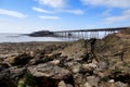 Birnbeck pier in colourful HDR Royalty Free Stock Photo