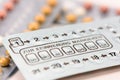 birth control pills Royalty Free Stock Photo