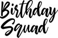 Birth day Squad, Birthday Squad logo