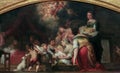 Birth of the Virgin 1660 by Spanish painter Bartolome Esteban Murillo. Louvre Museum, Paris