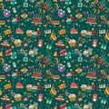 Birthaday seamless pattern.