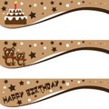 Birthday banner Royalty Free Stock Photo