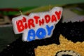 Birthday boy handle Royalty Free Stock Photo