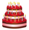 Birthday cake Royalty Free Stock Photo
