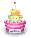 Birthday Cake Royalty Free Stock Photo
