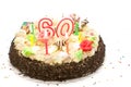 Birthday cake for 60 years jubilee