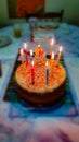 Birthday Cake Blur & x28;close-vibrant& x29;