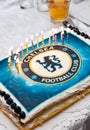 Birthday cake for Chelsea fan