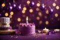 Birthday cake wallpaper hd ai genertaed images