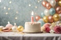 Birthday cake wallpaper hd ai genertaed images