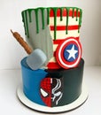 Birthday cakes, children\'s cakes with characters from favorite cartoons and movies, handmade.