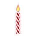 Birthday candle Royalty Free Stock Photo