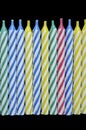 Birthday Candles Royalty Free Stock Photo