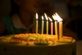 Birthday candles Royalty Free Stock Photo