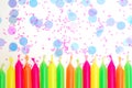 Birthday Candles Royalty Free Stock Photo