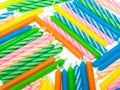 Birthday Candles Background Royalty Free Stock Photo