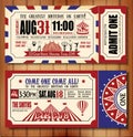 Birthday card with Circus Ticket