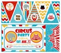 Birthday card with Circus Ticket