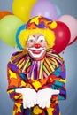 Birthday Clown Open Handed