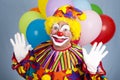 Birthday Clown - Surprise Royalty Free Stock Photo