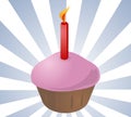 Birthday cupcake