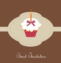 Birthday cupcake card